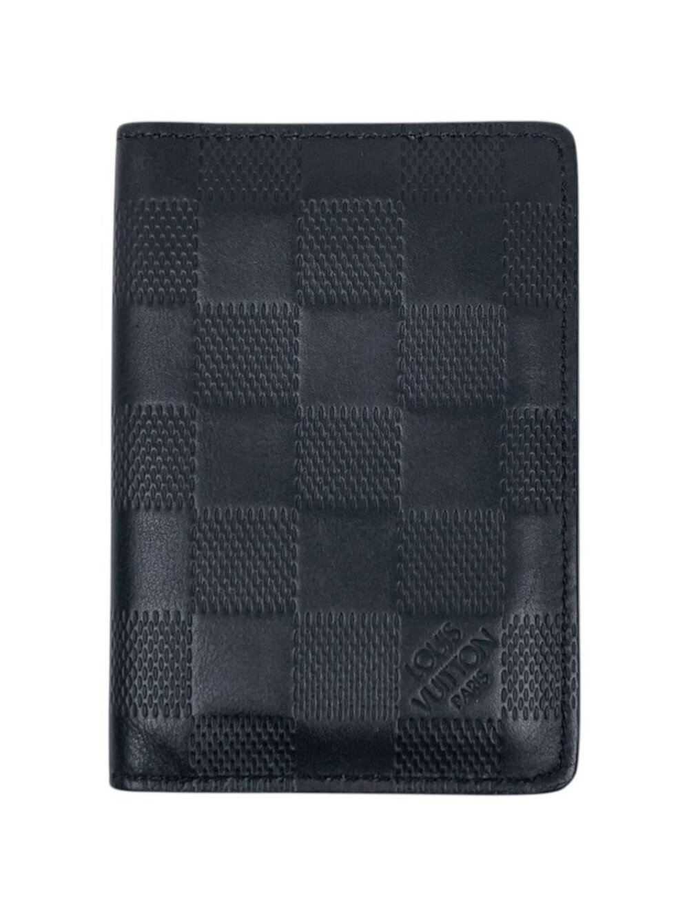 Louis Vuitton Pocket Organizer Card Case Business Fixed Era Damier Infini Onyx